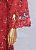 SMLF-FR-128 B- 3 Piece Embroidered Stitched Suit