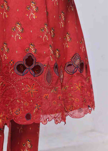 Bin Saeed Fabric - SMLF-FR-128 B- 3 Piece Embroidered Stitched Suit