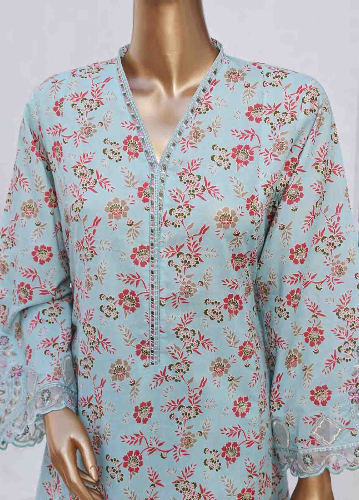 Bin Saeed Fabric - SMLF-FR-627- 3 Piece Embroidered Stitched Suit