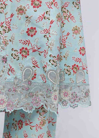 Bin Saeed Fabric - SMLF-FR-627- 3 Piece Embroidered Stitched Suit