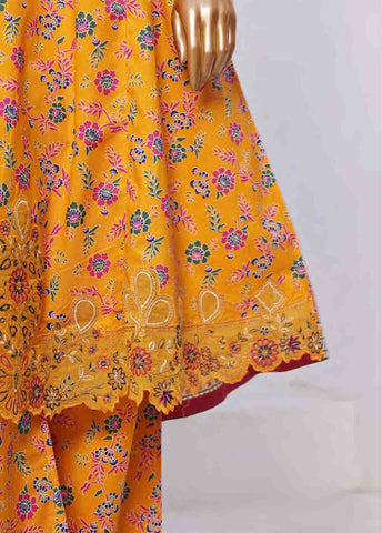 Bin Saeed Fabric - SMLF-FR-628- 3 Piece Embroidered Stitched Suit