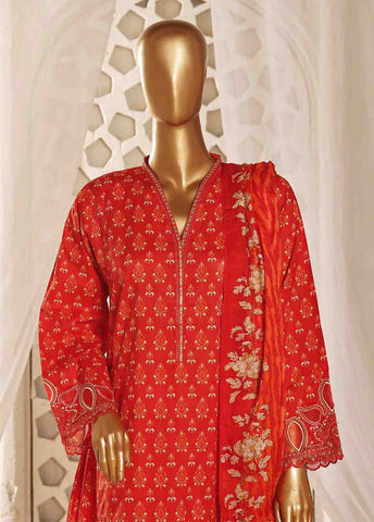 Bin Saeed Fabric - SMLF-FR-629- 3 Piece Embroidered Stitched Suit