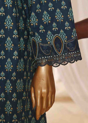 Bin Saeed Fabric - SMLF-FR-630- 3 Piece Frock Style Stitched Suit