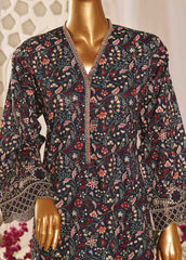 SMLF-FR-632- 3 Piece Embroidered Stitched Suit