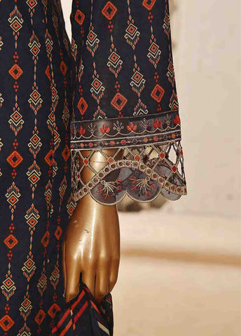 Bin Saeed Fabric - SMLF-FR-636- 3 Piece Embroidered Stitched Suit