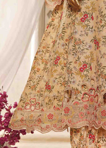 Bin Saeed Fabric - SMLF-FR-639- 3 Piece Embroidered Stitched Suit