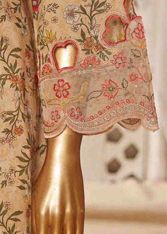 Bin Saeed Fabric - SMLF-FR-639- 3 Piece Embroidered Stitched Suit