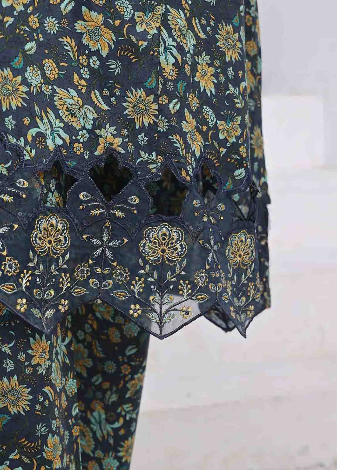 Bin Saeed Fabric - SMLF-FR-643- 3 Piece Embroidered Stitched Suit