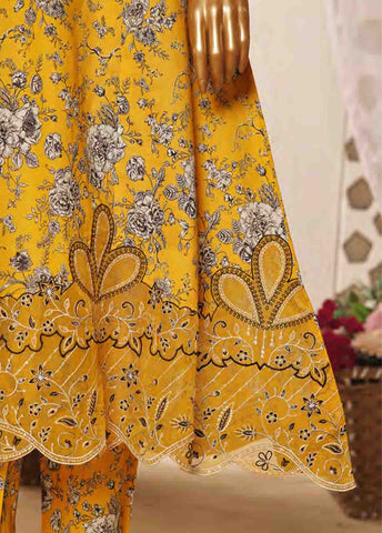 Bin Saeed Fabric - SMLF-FR-647- 3 Piece Embroidered Stitched Suit