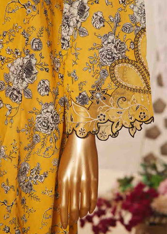Bin Saeed Fabric - SMLF-FR-647- 3 Piece Embroidered Stitched Suit