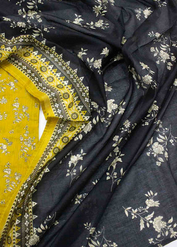 Bin Saeed Fabric - SMLF-PR-0127- 3 Piece Printed Stitched Suit