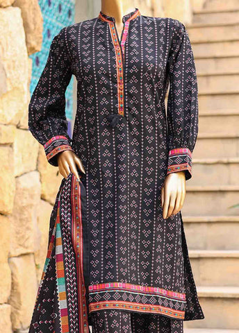 Bin Saeed Fabric - SMLF-PR-0522 - 3 Piece Printed Stitched Suit