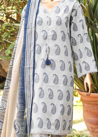 Bin Saeed Fabric - SMLF-PR-0526 - 3 Piece Printed Stitched Suit