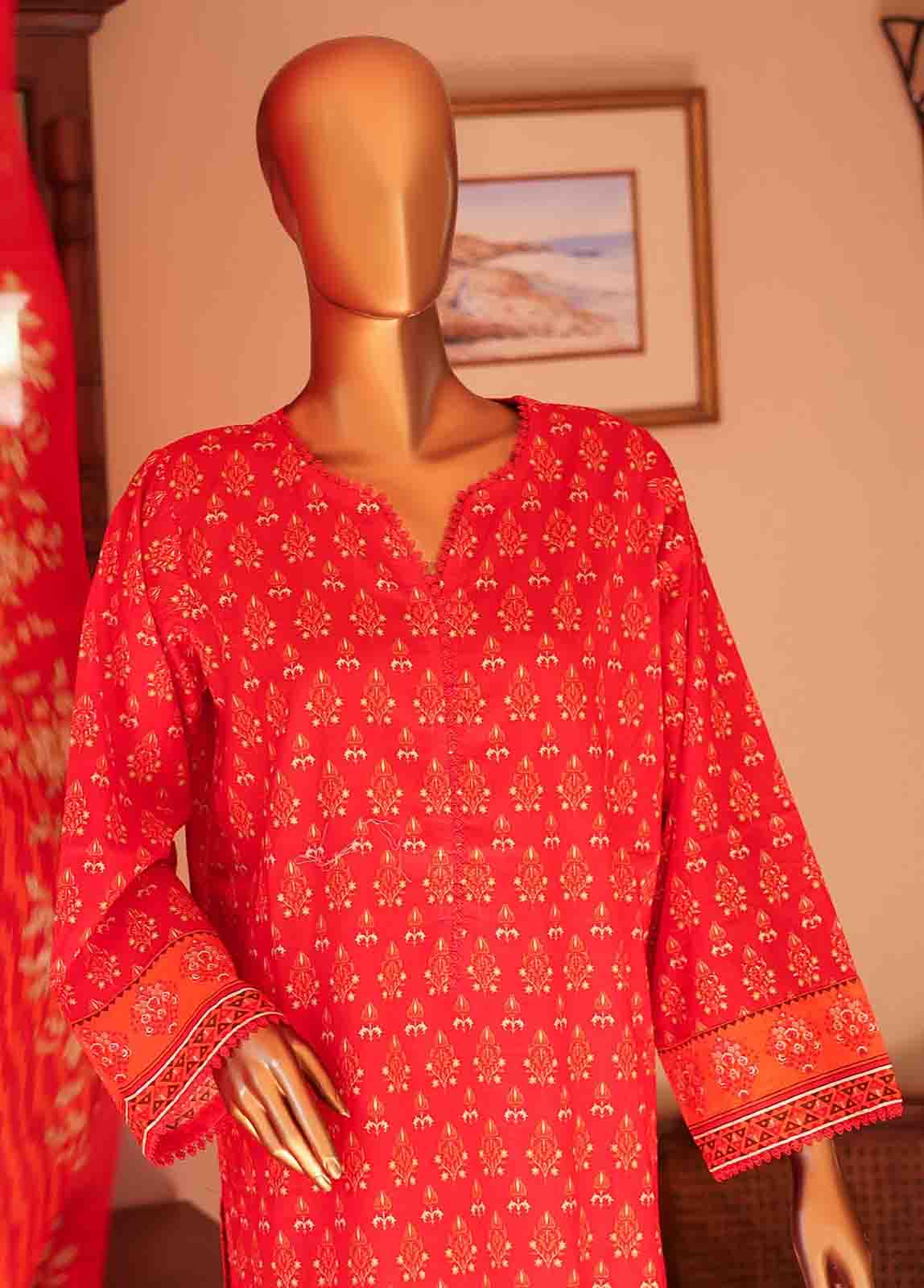 Bin Saeed Fabric - SMLF-PR-0629 - 3 Piece Printed Stitched Suit