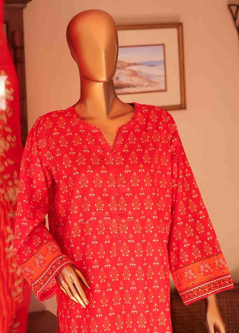Bin Saeed Fabric - SMLF-PR-0629 - 3 Piece Printed Stitched Suit