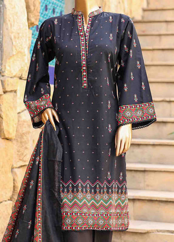 Bin Saeed Fabric - SMLF-PR-0649 - 3 Piece Printed Stitched Suit