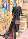 SMLF-PR-0649 - 3 Piece Printed Stitched Suit