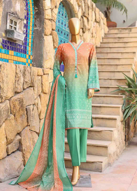 SMLF-PR-0659- 3 Piece Printed Stitched Suit