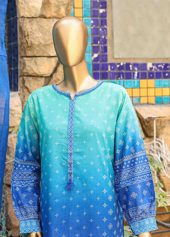 Bin Saeed Fabric - SMLF-PR-0675 - 3 Piece Printed Stitched Suit