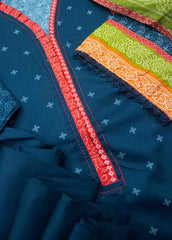 SMLF-PR-0681- 3 Piece Printed Stitched Suit