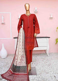 SMLF-ck-381-3 Piece Chikankari Stitched Suit