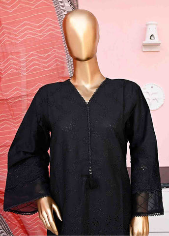 Bin Saeed Fabric - SMLF-ck-400-B-3 Piece Chikankari Stitched Suit