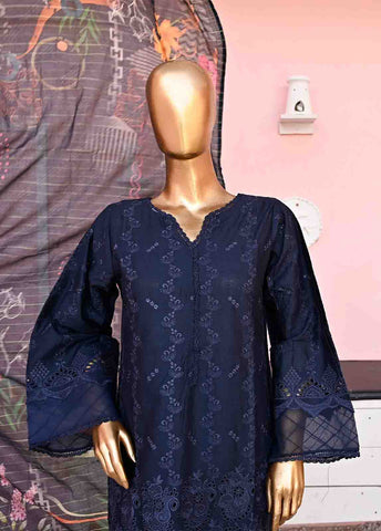 Bin Saeed Fabric - SMLF-ck-409-3 Piece Chikankari Stitched Suit