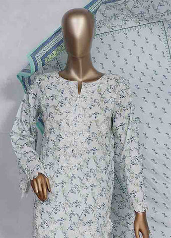 Bin Saeed Fabric - SMLS-0491-CB- 3 Piece Embroidered Stitched Suit