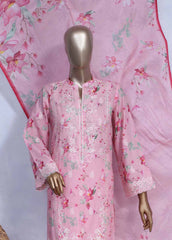 SMLS-0493-CB- 3 Piece Embroidered Stitched Suit