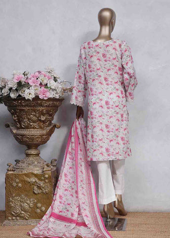 Bin Saeed Fabric - SMLS-0496-CB- 3 Piece Embroidered Stitched Suit