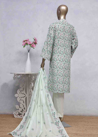 Bin Saeed Fabric - SMLS-0497-CB- 3 Piece Embroidered Stitched Suit