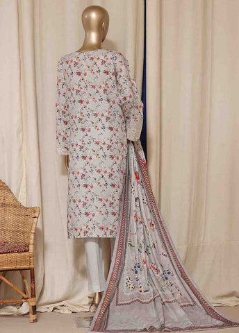 Bin Saeed Fabric - SMLS-0506-CB- 3 Piece Embroidered Stitched Suit