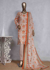 SMLS-0508-CB- 3 Piece Embroidered Stitched Suit