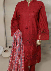 SMLS-30-TF- 3 Piece Chikankari Stitched Suit