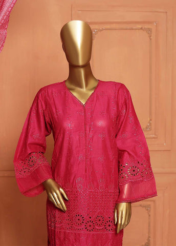 Bin Saeed Fabric - SMLS-31-TF- 3 Piece Chikankari Stitched Suit