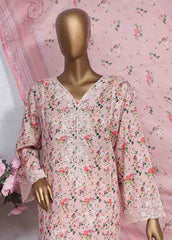 SMLS-502-CB- 3 Piece Embroidered Stitched Suit