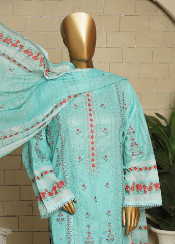 Bin Saeed Fabric - SMLS-61-ED- 3 Piece Embroidered Stitched Suit