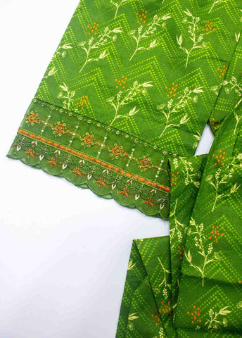 Bin Saeed Fabric - SMLSTF-010- 3 Piece Embroidered Stitched Suit