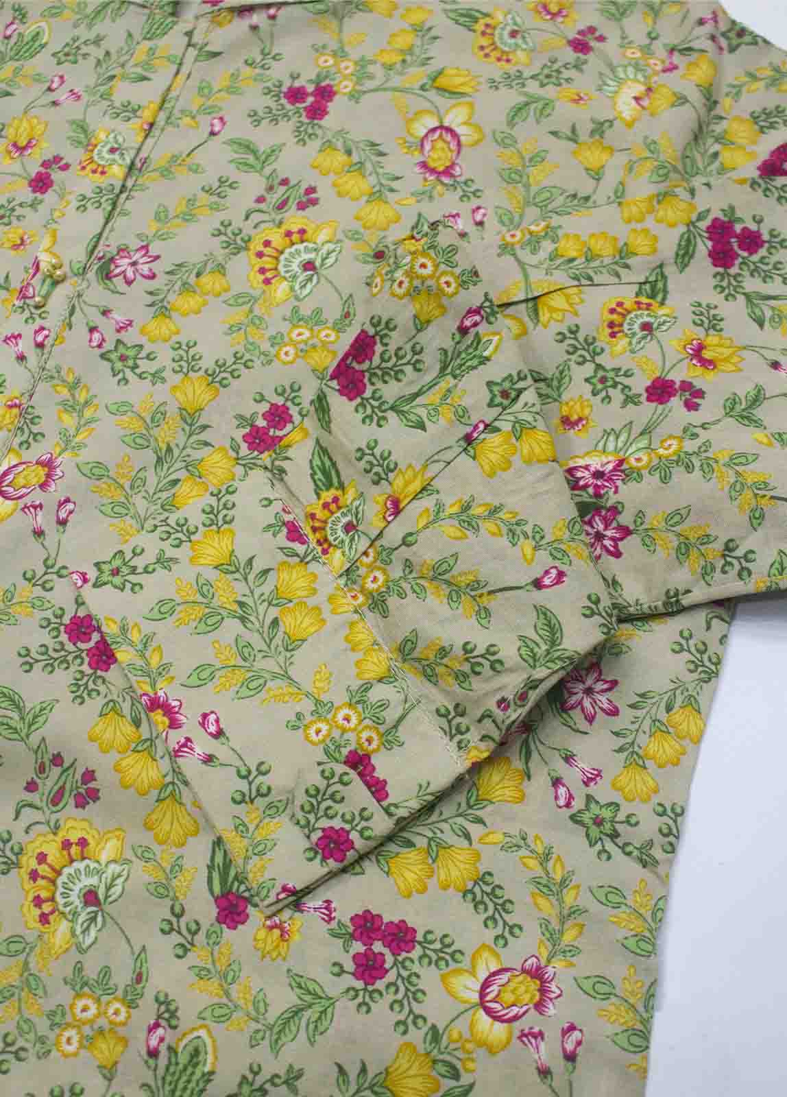 Bin Saeed Fabric - SMLSTF-016- 2 Piece Printed Stitched Suit