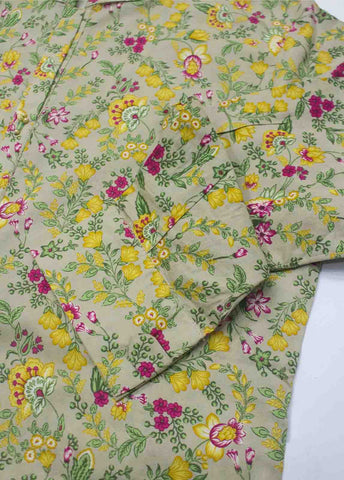 Bin Saeed Fabric - SMLSTF-016- 2 Piece Printed Stitched Suit