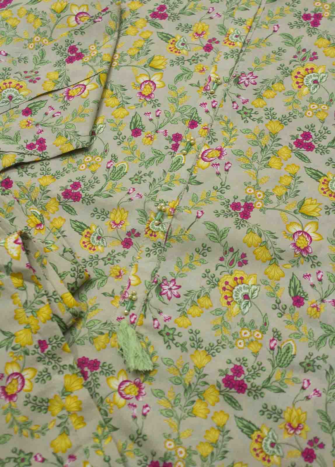 Bin Saeed Fabric - SMLSTF-016- 2 Piece Printed Stitched Suit