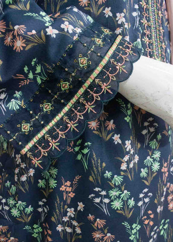 Bin Saeed Fabric - SMLSTF-023- 3 Piece Embroidered Stitched Suit