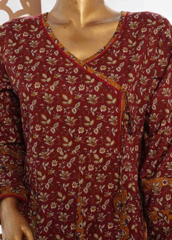 Bin Saeed Fabric - SMP-FR-0034-3 Piece Lawn Printed Frock Style Suit