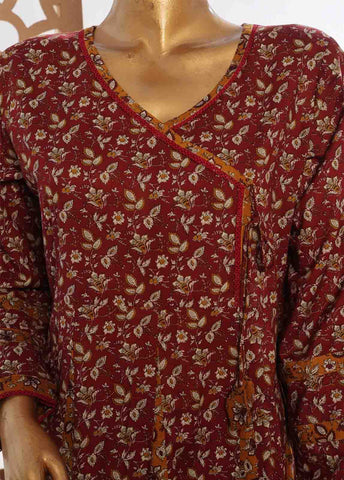 Bin Saeed Fabric - SMP-FR-0034-3 Piece Lawn Printed Frock Style Suit