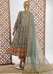 SMP-FR-0037-3 Piece Lawn Printed Frock Style Suit