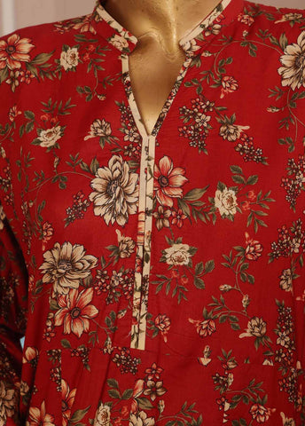 Bin Saeed Fabric - SMP-FR-041-3 Piece Lawn Printed Frock Style Suit