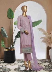 SMPC-001 B- 3 Piece Luxury Embroidered Stitched Suit