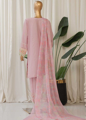 Bin Saeed Fabric - SMPC-001 A- 3 Piece Luxury Embroidered Stitched Suit