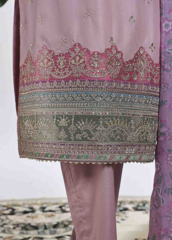 Bin Saeed Fabric - SMPC-001 B- 3 Piece Luxury Embroidered Stitched Suit