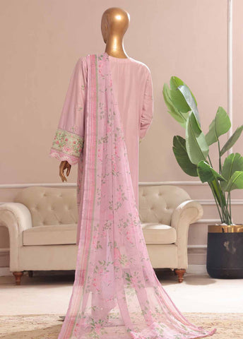 Bin Saeed Fabric - SMPC-001 O- 3 Piece Luxury Embroidered Stitched Suit